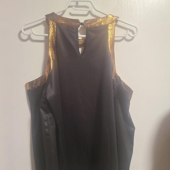 Orange/Gold Party Top - Picture 3 of 4